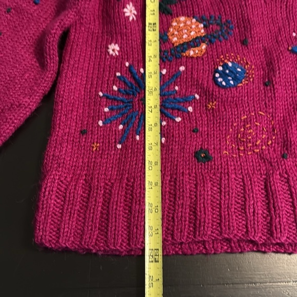 Happy sheep embroidered Sweater - Picture 3 of 7